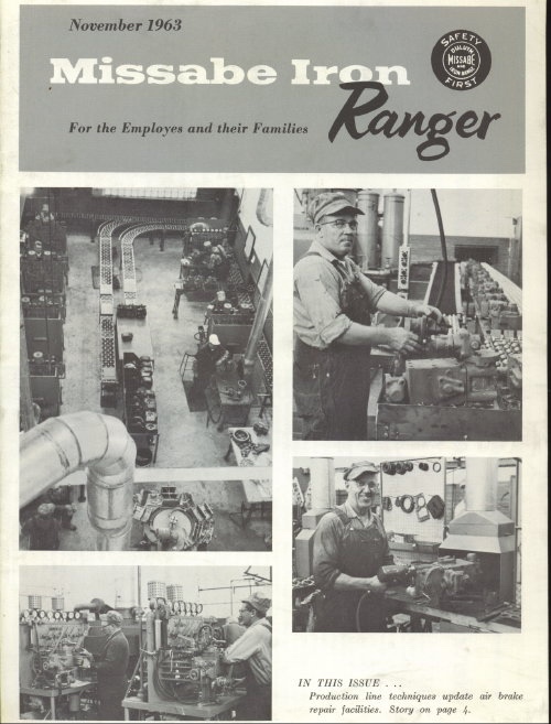 Missabe Iron Ranger, November 1963 For Employees and Their Families