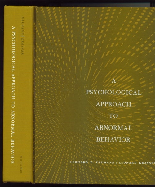 A Psychological Approach To Abnormal Behavior