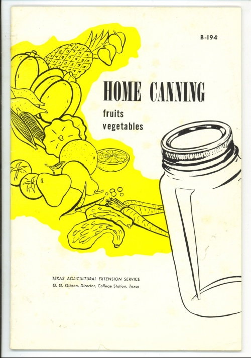 Home Canning: Fruits Vegetables #B-194