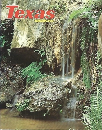 Texas Highways Magazine, January 1987 The Official Texas State Travel Magazine