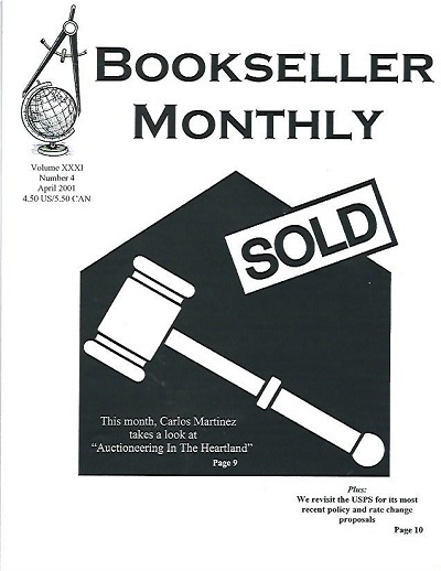 Bookseller Monthly, April 2001 Volume XXXI, Number 4