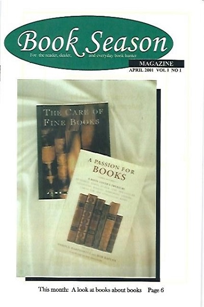 Book Season Magazine April 2001, Vol. 1 No. 1