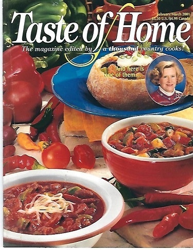 Taste Of Home, February/march 2001 The Magazine Edited by a Thousand Country Cooks!