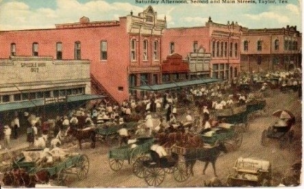 Saturday Afternoon, Second And Main Street, Taylor, Texas