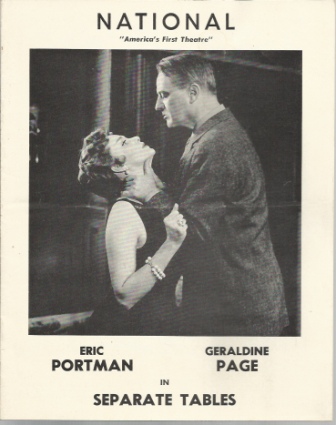 Separate Tables And Table By The Window Stars of Separate Tables Are Eric Portman and Geraldine Page