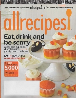 Allrecipes Magazine, October / November 2014 Eat, Drink and be Scary [Halloween Issue]