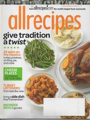 Allrecipes Magazine, November 2015 Give Tradition a Twist