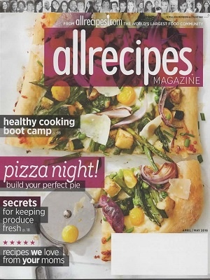 Allrecipes Magazine April / May 2016 Pizza Night!