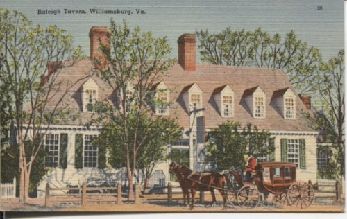 Raleigh Tavern, Williamsburg, Virginia, Circa 1742