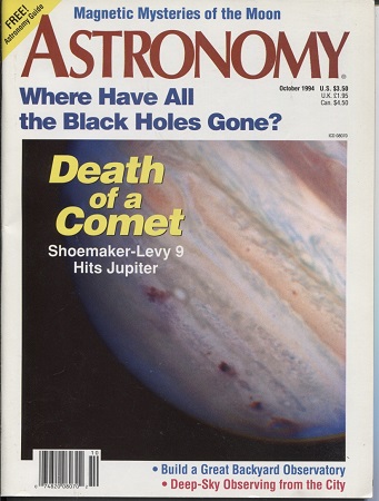 Astronomy, October 1994, Volume 22, No. 18 With Free Astronomy Guide