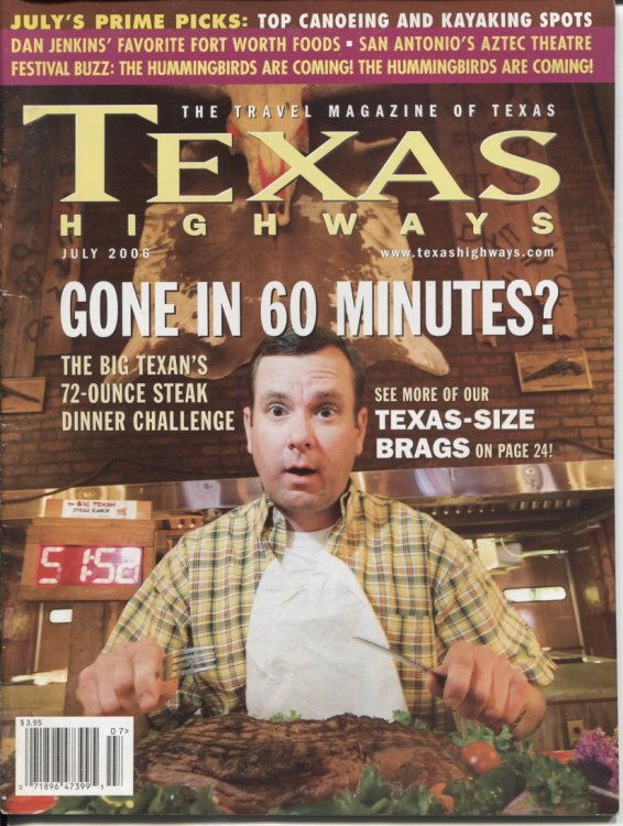 Texas Highways Magazine, July 2006 Gone in 60 Minutes