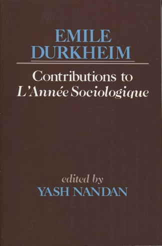Contributions to L'Anne Sociologique