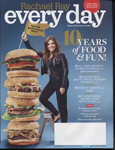 Every Day With Rachael Ray, November 2015 Take a Bite Outta Life