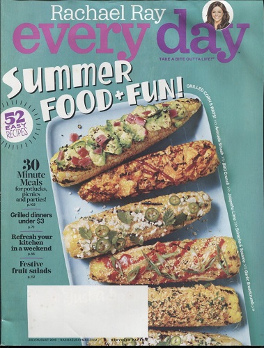 Every Day With Rachael Ray, July / August 2016 Take a Bite Outta Life, Summer Food & Fun