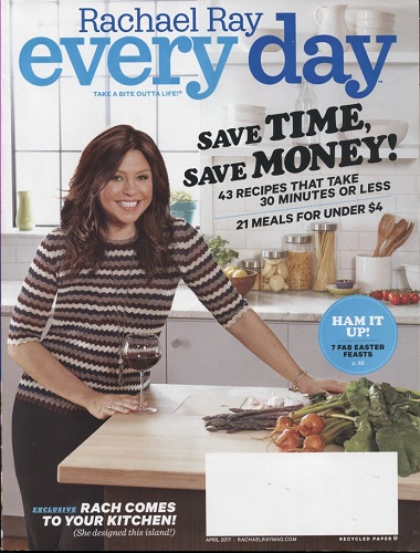 Every Day With Rachael Ray, April 2017 Take a Bite Outta Life