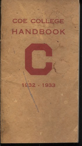 Coe College Handbook, 1932-1933