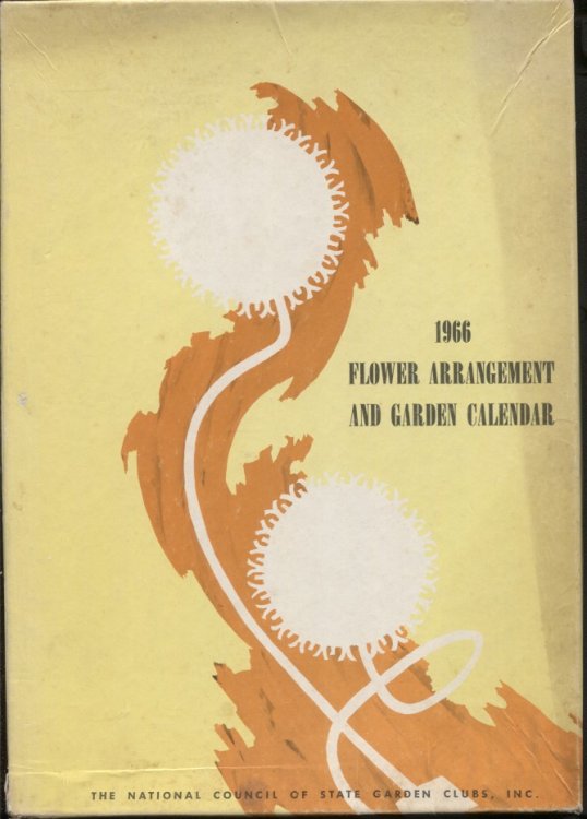 1966 Flower Arrangement And Garden Calendar