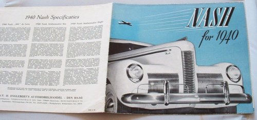 Nash for 1940 Brochure