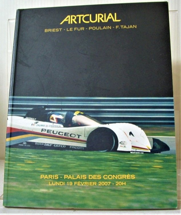 Artcurial Automobile Catalogue French/ English Text