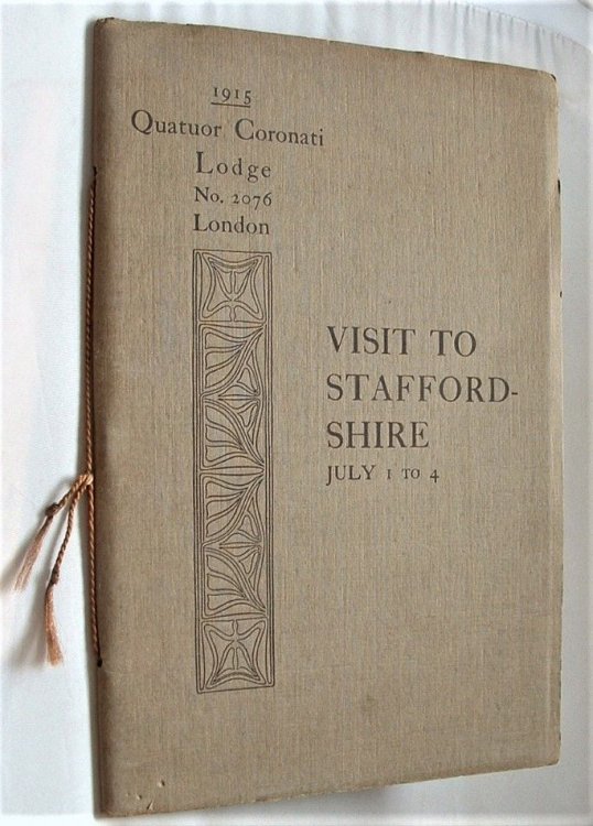 Visit to Staffordshire First to Fourth July Nineteen Hundred and Fifteen