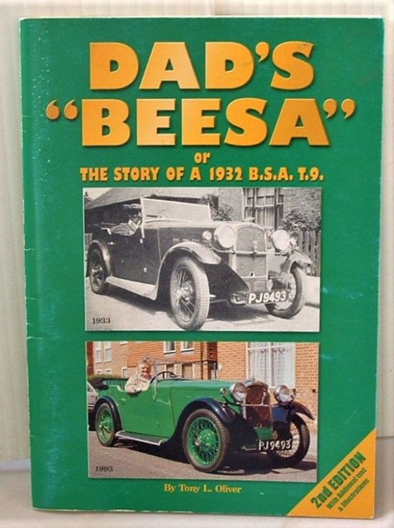Dad's Beesa or the Story of a 1932 B. S. A .T.9