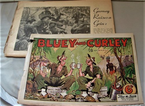 Bluey and Curley