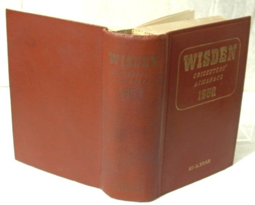 Wisden Cricketers' Almanack 1952 89th Year