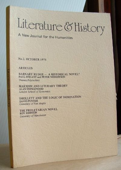 Literature and History a New Journal for the Humanities