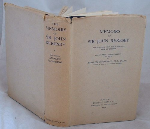Memoirs of Sir John Reresby