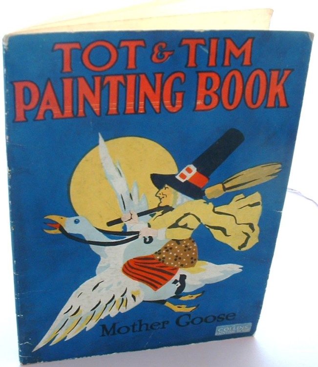 Tot and Tim Painting Book Mother Goose