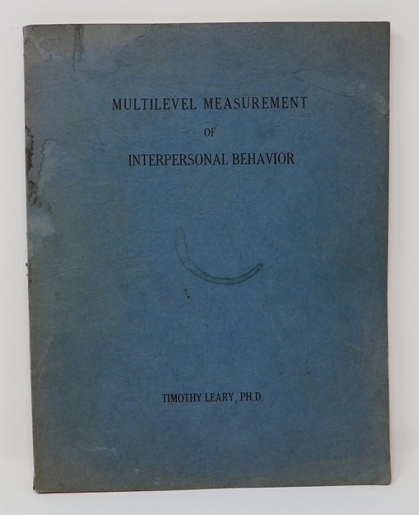 Multilevel Measurement of Interpersonal Behavior
