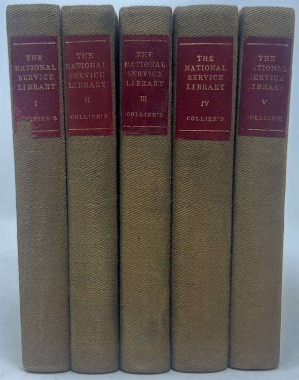 National Service Library: Universal Military Training; Military Strength and Resources of the United States; Principles of Military Training; The Rudiments of Drill Mobile Army Troops; Warfare of the Future (5 Volumes)