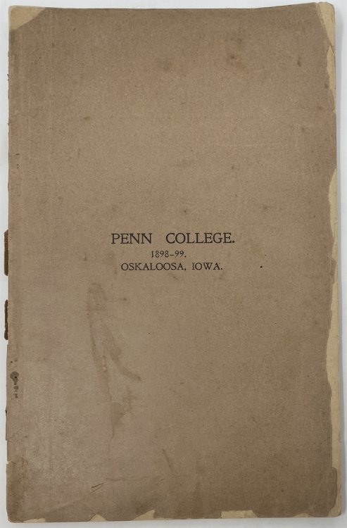 Catalogue of Penn College, 1898-99