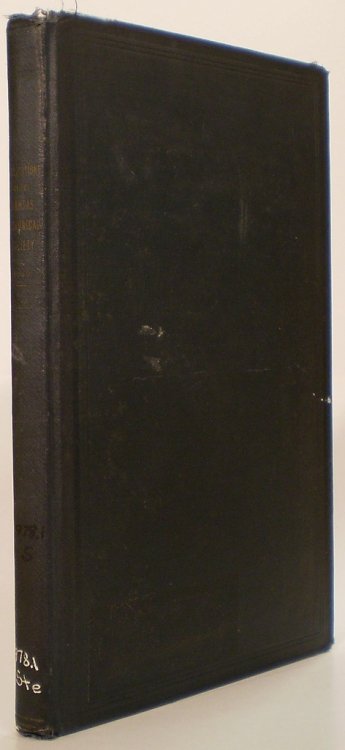 Publications of the Kansas State Historical Society Embracing the Political Career of General James H. Lane