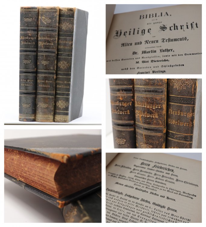 Biblia, Das Ist Die Ganze Heilige Schrift, Alten Und Neuen Testaments. (Complete in 3 Volumes)