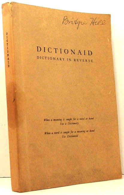 Dictionaid: Dictionary in Reverse