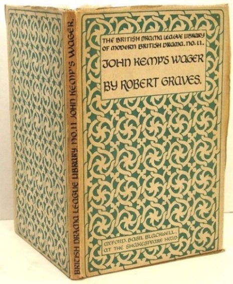 John Kemp's Wager. a Ballad Opera. the British Drama League Library of Modern British Drama No. 11
