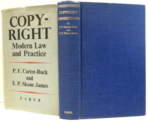 Copyright: Modern Law and Practice