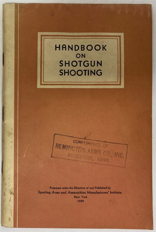 Handbook on Shotgun Shooting