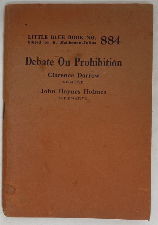 Debate on Prohibition