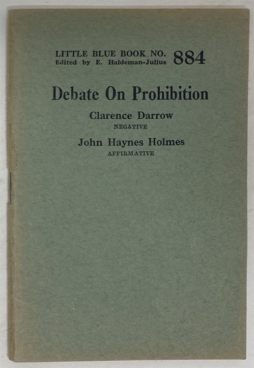 Debate on Prohibition