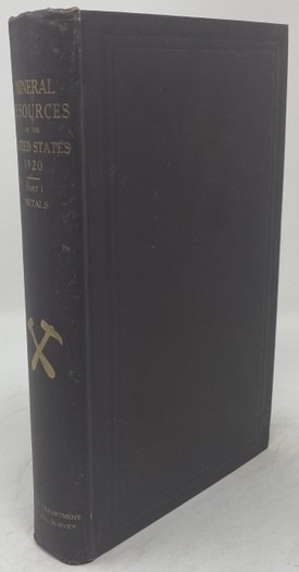 Mineral Resources of the United States 1920: Part I - Metals
