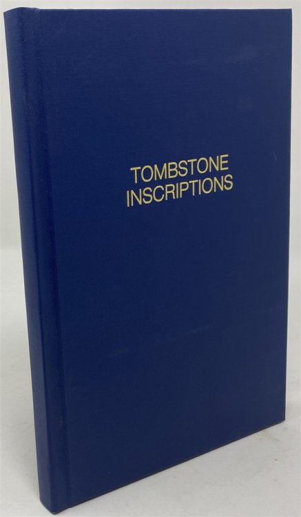 Tombstone Inscriptions