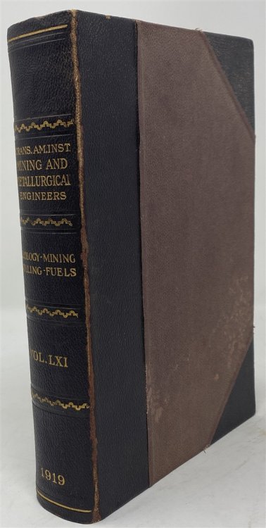 Transactions of the American Institute of Mining and Metallurgical Engineers, Vol. LXI 1920