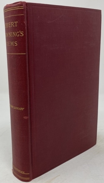 Poems of Robert Browning, Selected by the Author