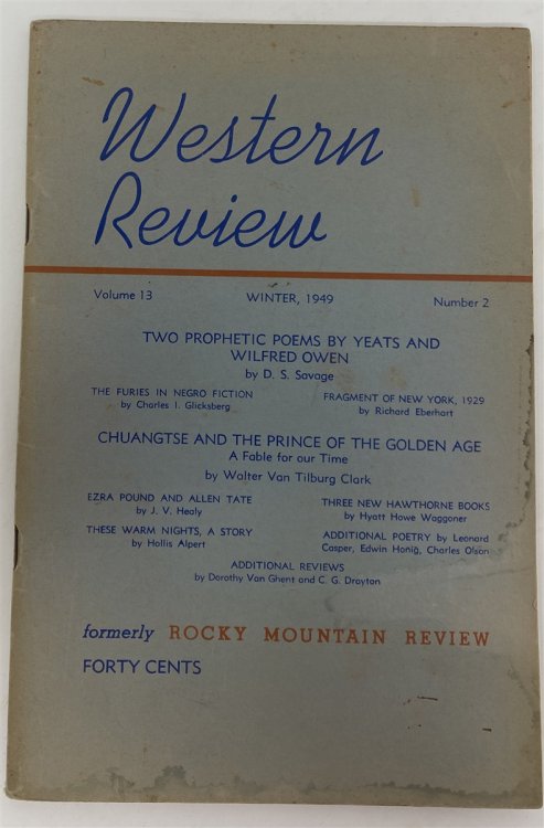 Western Review, Winter 1949, Volume 13, Number 2