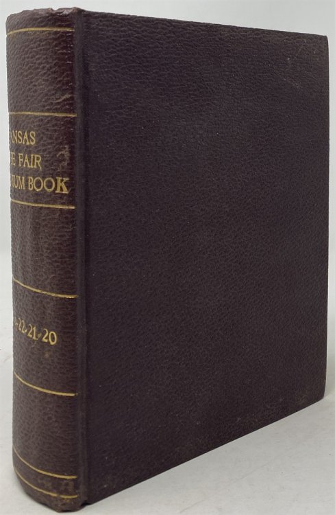 Kansas Free Fair Premium Book 1923 - 22 - 21 - 20