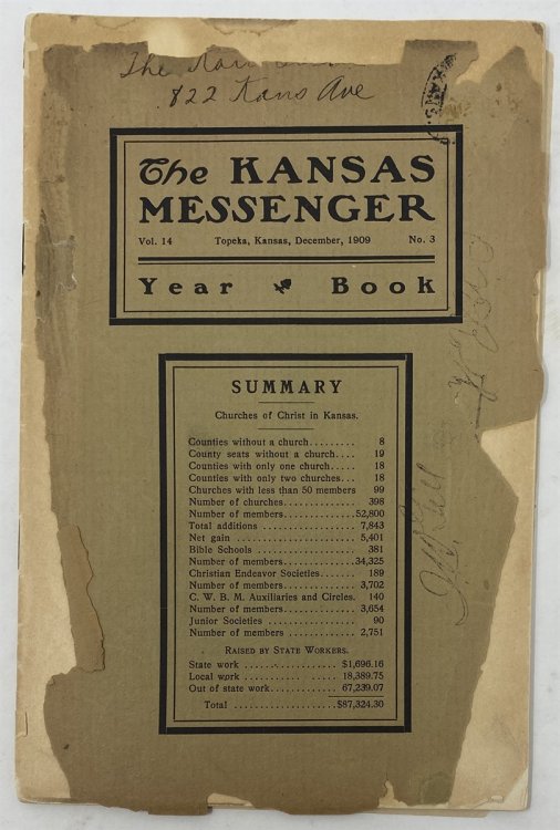 The Kansas Messenger Vol. 14 No. 3: Year Book