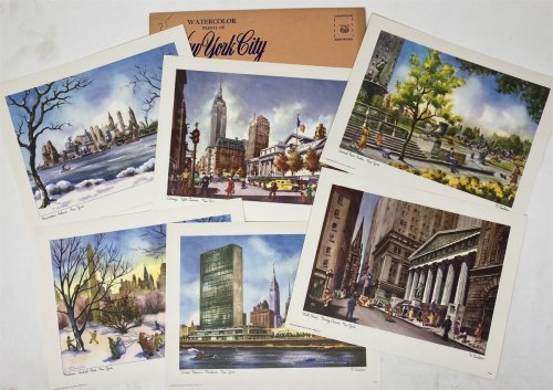 Watercolor Prints of New York City
