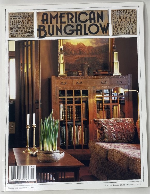 American Bungalow. Issue 31. Fall 2001